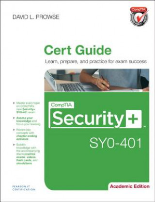 Könyv CompTIA Security+ SY0-401 Cert Guide, Academic Edition David L Prowse