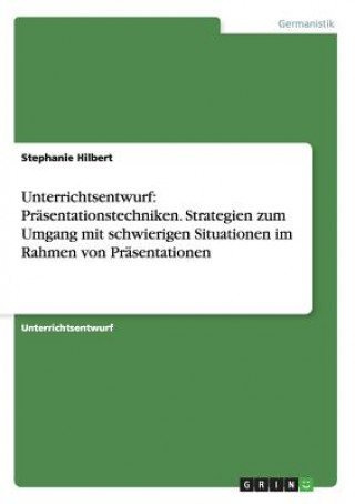 Könyv Unterrichtsentwurf Stephanie Hilbert