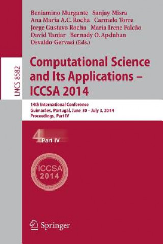 Carte Computational Science and Its Applications - ICCSA 2014 Beniamino Murgante