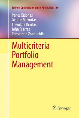 Carte Multicriteria Portfolio Management Panos Xidonas