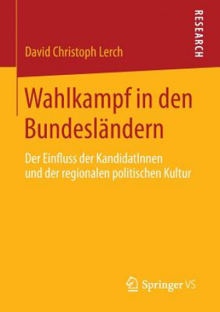 Kniha Wahlkampf in Den Bundeslandern David Christoph Lerch