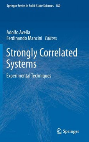 Könyv Strongly Correlated Systems Adolfo Avella