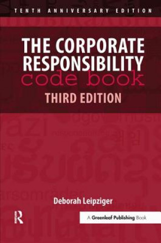 Książka Corporate Responsibility Code Book Deborah Leipziger