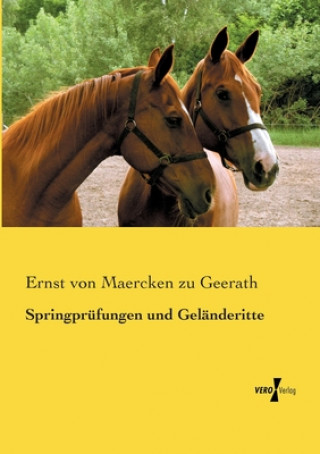 Carte Springprufungen und Gelanderitte Ernst von Maercken zu Geerath