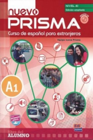 Knjiga Nuevo Prisma A1: Ampliada Edition (12 sections): Student Book 