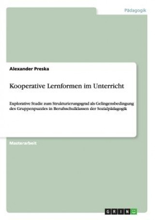 Boek Kooperative Lernformen im Unterricht Alexander Preska