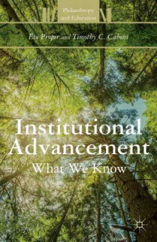 Книга Institutional Advancement Eve Proper