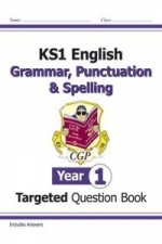 Carte KS1 English Targeted Question Book: Grammar, Punctuation & Spelling - Year 1 CGP Books
