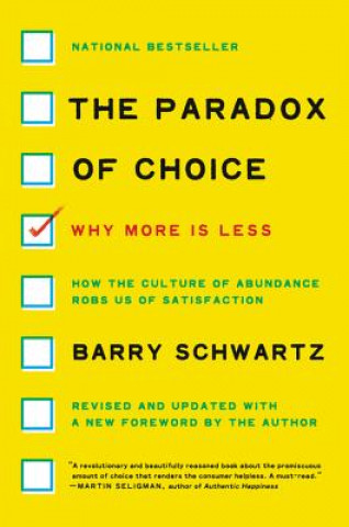 Book The Paradox of Choice Barry Schwartz