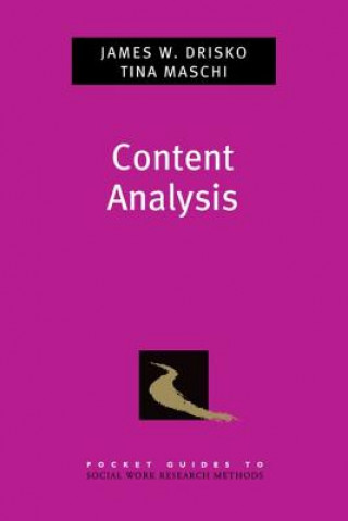 Kniha Content Analysis James W. Drisko