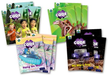 Carte Project X CODE Extra: Yellow Book Band, Oxford Level 3: Bugtastic and Galactic Orbit , Class pack of 12 Jan Burchett