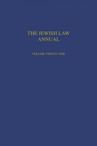 Książka Jewish Law Annual Volume 21 Benjamin Porat