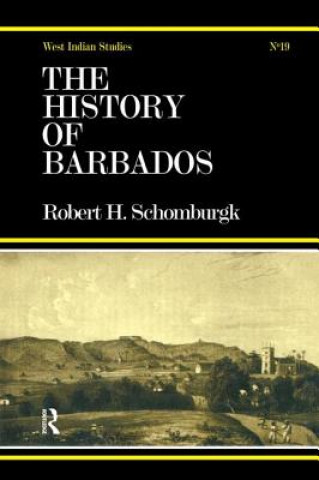 Könyv History of Barbados Sir Robert Schomburg