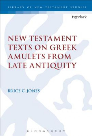 Könyv New Testament Texts on Greek Amulets from Late Antiquity Brice C Jones