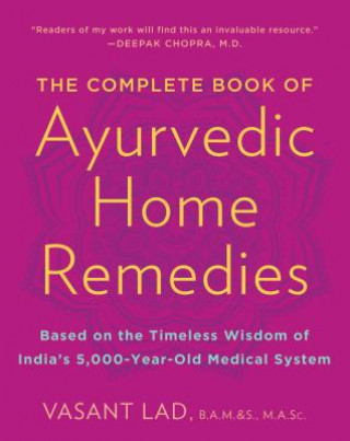 Könyv Complete Book of Ayurvedic Home Remedies LAD VASANT MASC