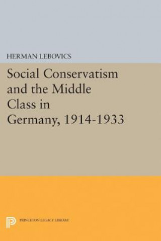 Kniha Social Conservatism and the Middle Class in Germany, 1914-1933 Herman Lebovics
