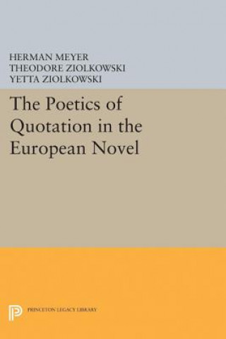 Book Poetics of Quotation in the European Novel Herman Meyer