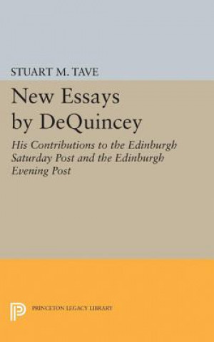 Könyv New Essays by De Quincey Stuart M. Tave