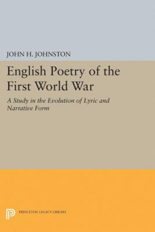 Book English Poetry of the First World War John J. Johnston