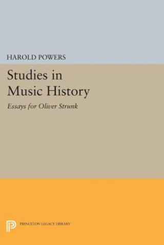 Kniha Studies in Music History Harold Powers