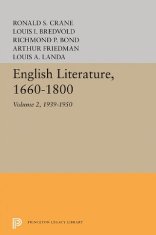 Buch English Literature, Volume 2 Louis A. Landa