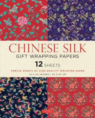 Knjiga Chinese Silk Gift Wrapping Papers - 12 Sheets Tuttle Publishing