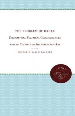 Livre Problem of Order Ernest William Talbert