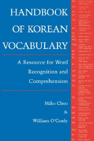 Carte Handbook of Korean Vocabulary Miho Choo