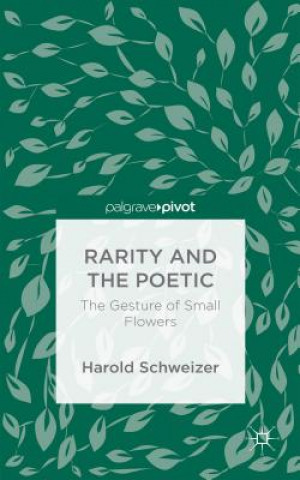Könyv Rarity and the Poetic Harold Schweizer