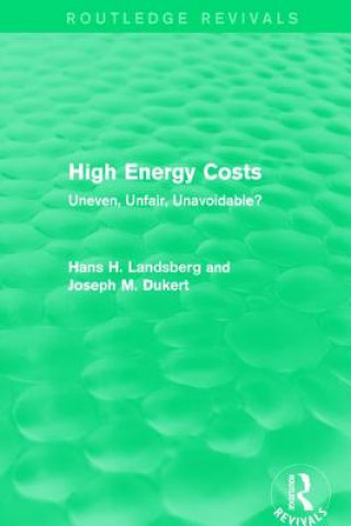 Carte High Energy Costs Hans H. Landsberg
