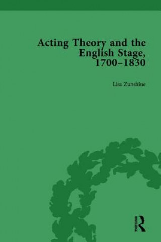 Knjiga Acting Theory and the English Stage, 1700-1830 Volume 2 Lisa Zunshine