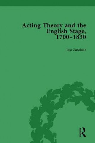 Knjiga Acting Theory and the English Stage, 1700-1830 Volume 3 Lisa Zunshine