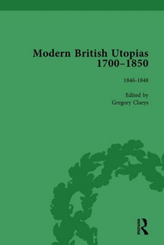 Książka Modern British Utopias, 1700-1850 Vol 8 Gregory Claeys