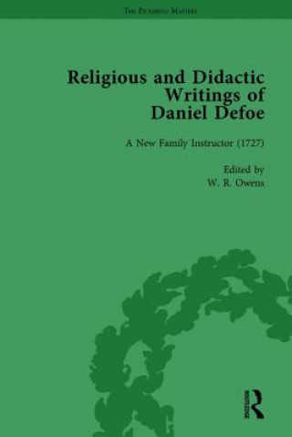 Kniha Religious and Didactic Writings of Daniel Defoe, Part I Vol 3 W. R. Owens