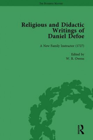 Knjiga Religious and Didactic Writings of Daniel Defoe, Part I Vol 3 W. R. Owens