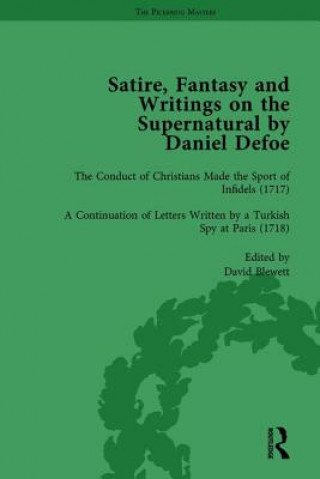 Kniha Satire, Fantasy and Writings on the Supernatural by Daniel Defoe, Part II vol 5 W. R. Owens