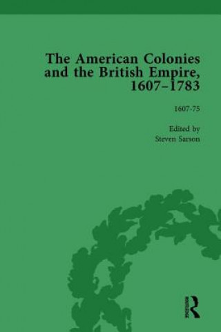 Carte American Colonies and the British Empire, 1607-1783, Part I Vol 1 Steven Sarson
