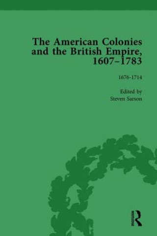 Kniha American Colonies and the British Empire, 1607-1783 Steven Sarson