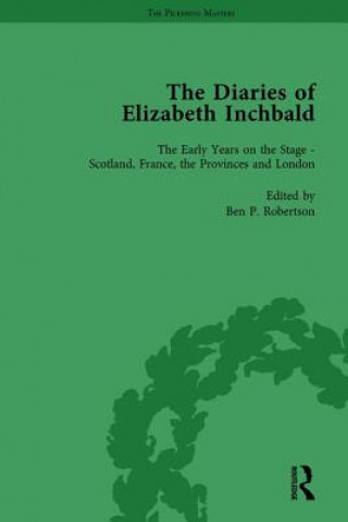 Kniha Diaries of Elizabeth Inchbald Vol 1 Ben P. Robertson