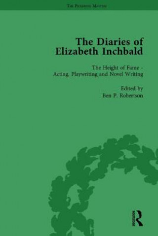 Kniha Diaries of Elizabeth Inchbald Vol 2 Ben P. Robertson