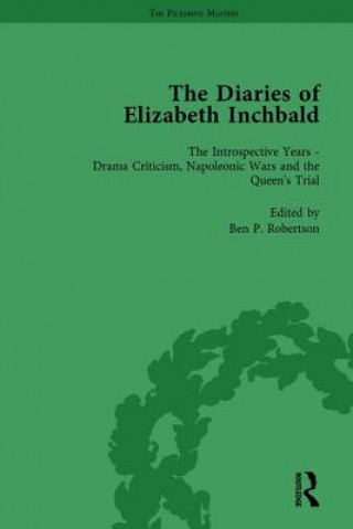 Kniha Diaries of Elizabeth Inchbald Vol 3 Ben P. Robertson