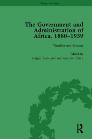 Livre Government and Administration of Africa, 1880-1939 Vol 3 Casper Anderson