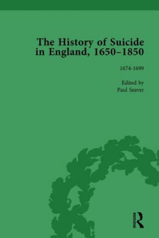Könyv History of Suicide in England, 1650-1850, Part I Vol 2 Kelly McGuire