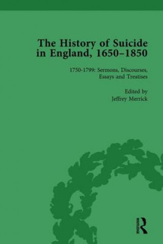 Kniha History of Suicide in England, 1650-1850, Part II vol 5 Kelly McGuire