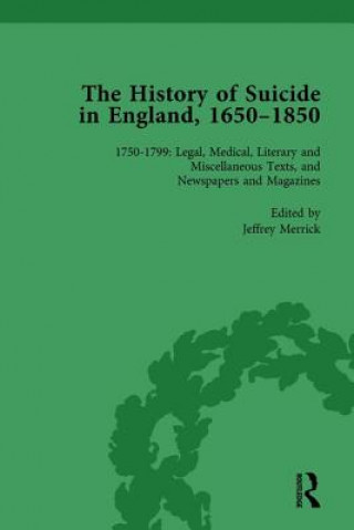 Kniha History of Suicide in England, 1650-1850, Part II vol 6 Kelly McGuire
