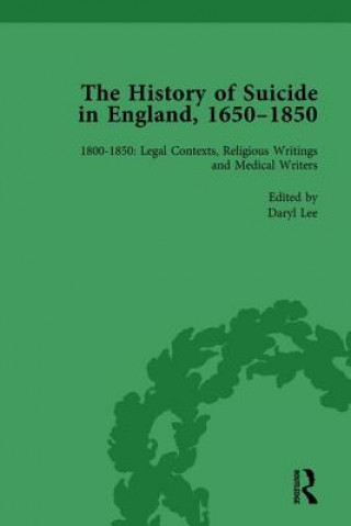 Carte History of Suicide in England, 1650-1850, Part II vol 7 Kelly McGuire