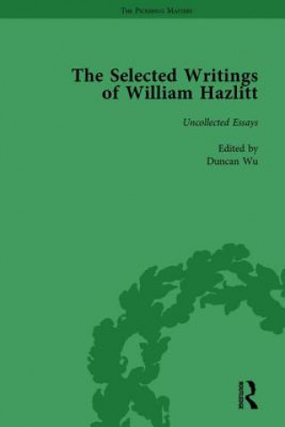 Book Selected Writings of William Hazlitt Vol 9 Duncan Wu