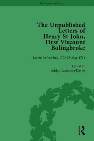 Kniha Unpublished Letters of Henry St John, First Viscount Bolingbroke Vol 1 Adrian Lashmore-Davies