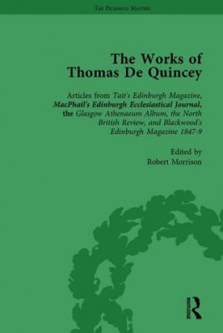 Livre Works of Thomas De Quincey, Part III vol 16 Barry Symonds