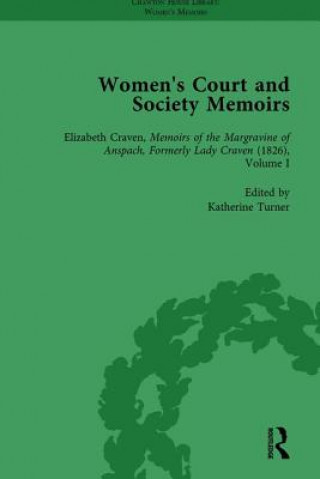 Könyv Women's Court and Society Memoirs, Part II vol 8 Jennie Batchelor